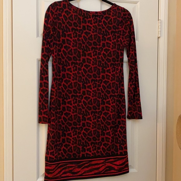 Michael Kors animal print knit dress. - Picture 2 of 4